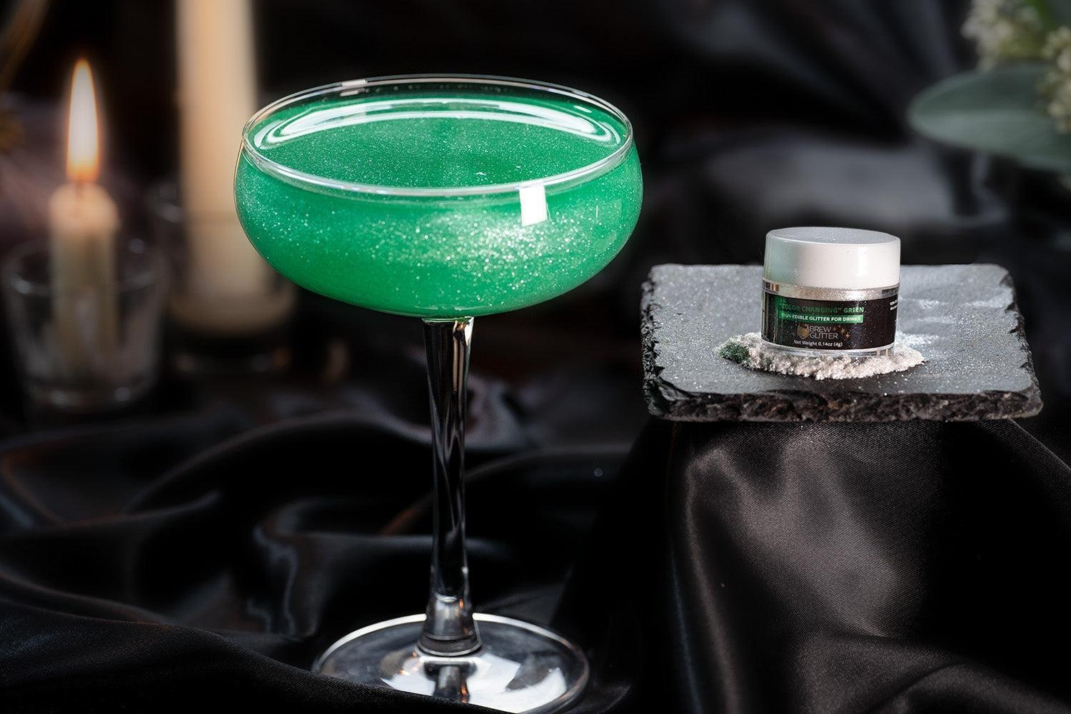 Halloween Edible Glitter Drinks for Everyone!