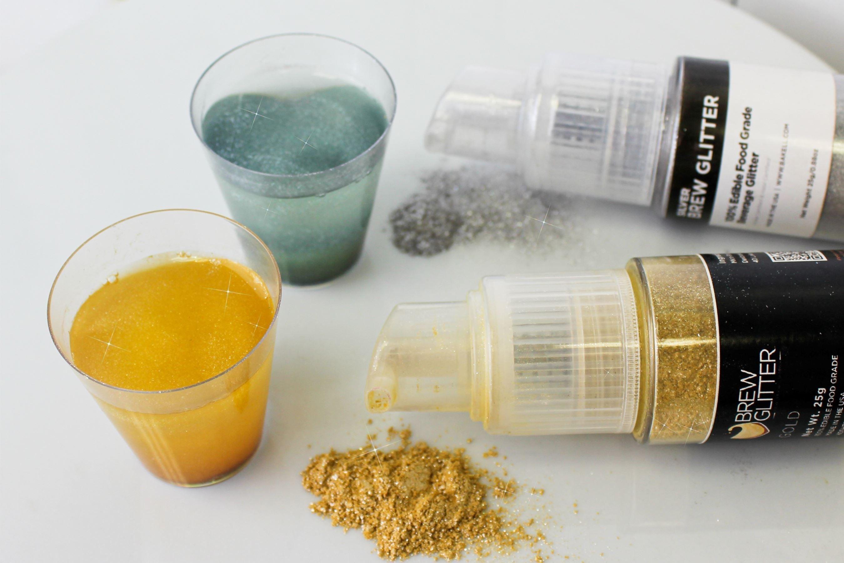 New Years Glittery Vodka Jello Shots