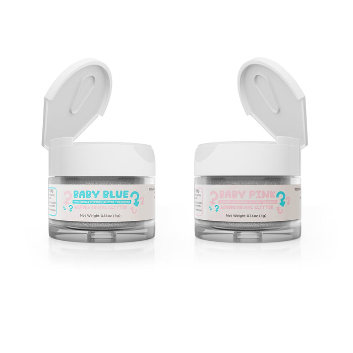 Baby Pink and Blue Color Changing Gender Reveal Set-Brew Glitter®