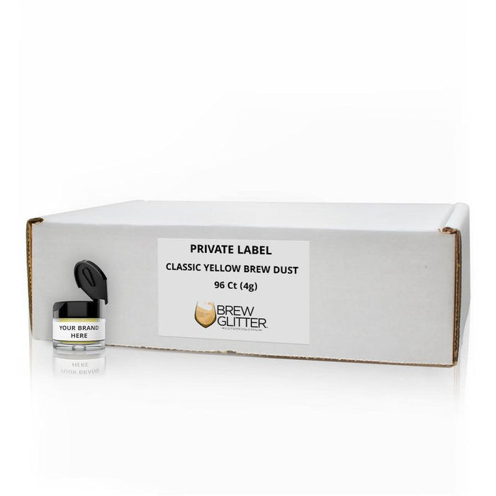 Classic Yellow Brew Dust by the Case | Private Label-Brew Glitter®