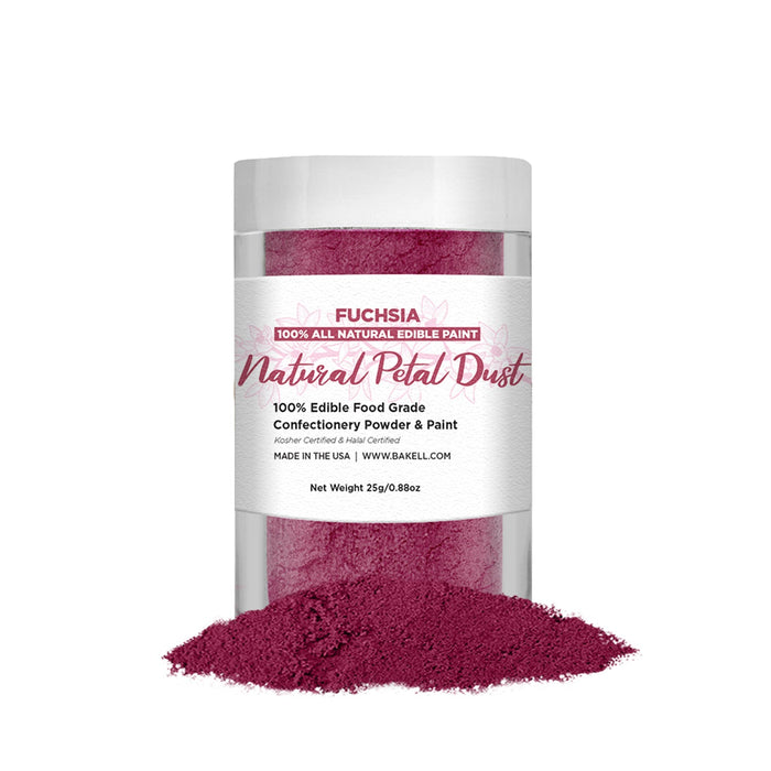Fuchsia Food Coloring | Natural Petal Dust Bulk Size-Brew Glitter®