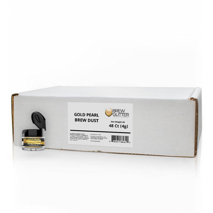 Gold Pearl Brew Dust by the Case-Brew Glitter®