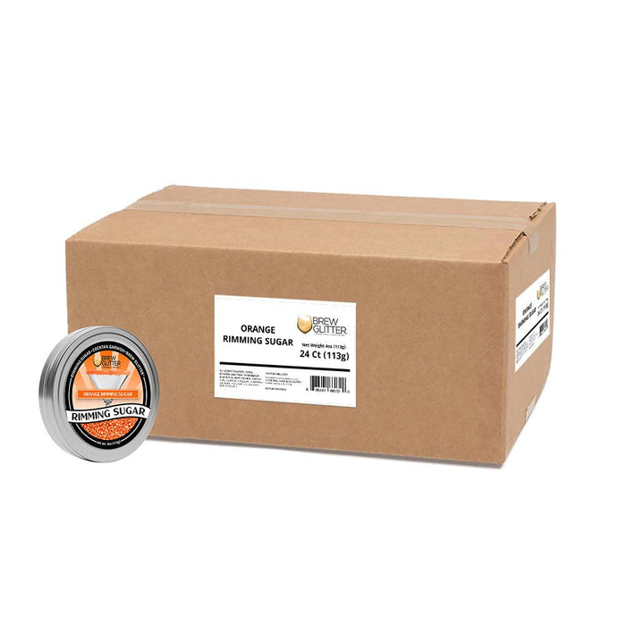 Orange Rimming Sugar | Wholesale-Brew Glitter®