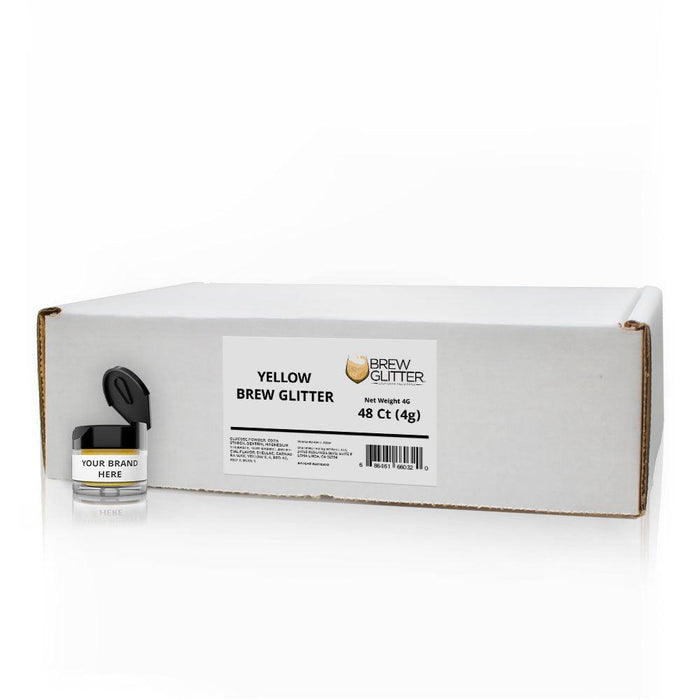 Yellow Brew Glitter by the Case | Private Label-Brew Glitter®