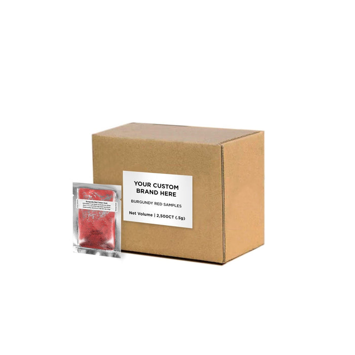 Burgundy Red Tinker Dust Sample Packs by the Case | Private Label-Brew Glitter®