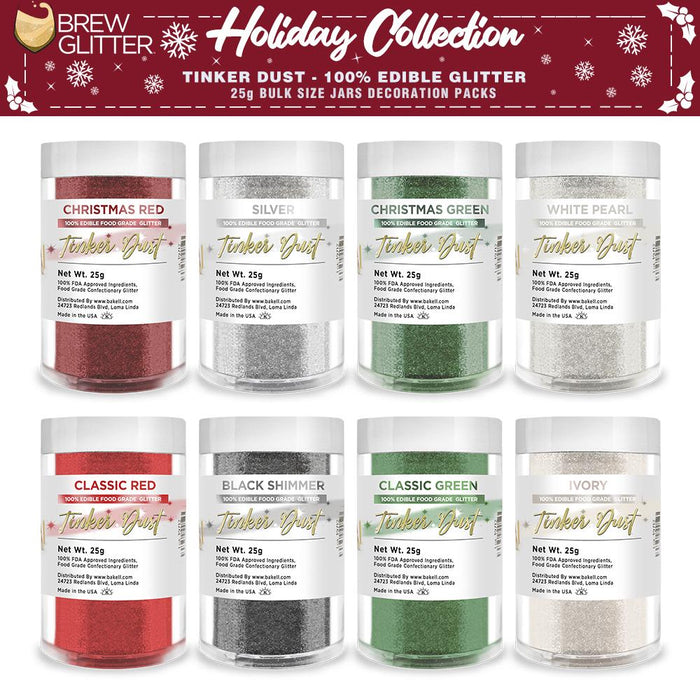 Christmas Collection Tinker Dust Combo Pack B (8 PC SET) 25 Gram Jar-Brew Glitter®