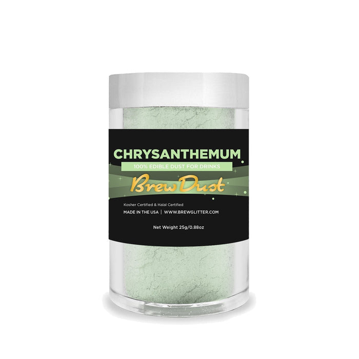 Chrysanthemum Green Edible Pearlized Brew Dust | Bulk Sizes-Brew Glitter®