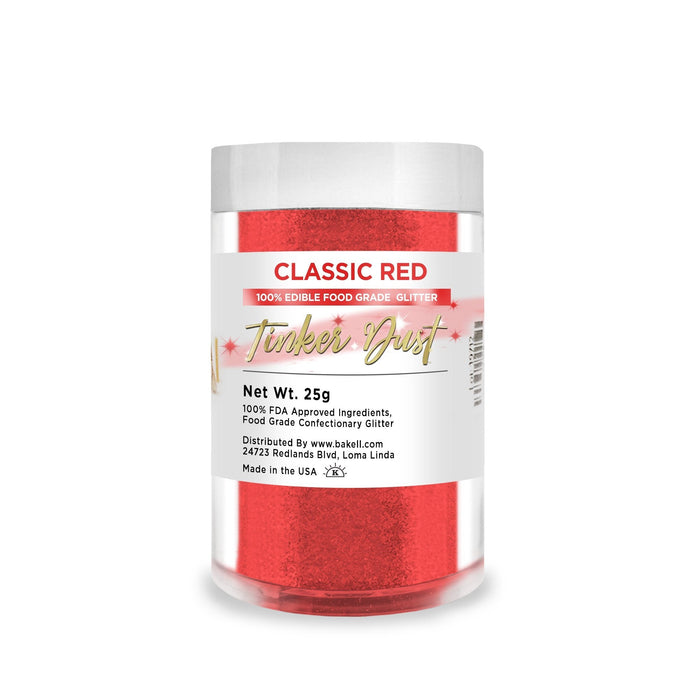 Classic Red Tinker Dust Food Grade Edible Glitter | Bulk Sizes-Brew Glitter®