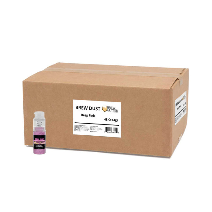 Deep Pink Brew Dust by the Case | 4g Spray Pump-Brew Glitter®