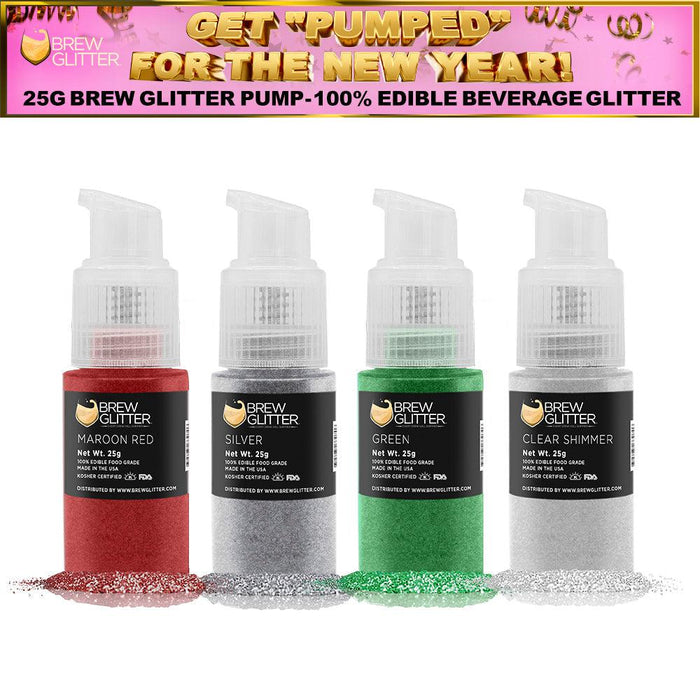 Get Pumped For New Years Collection Brew Glitter Pump Combo Pack B (4 PC SET)-Brew Glitter®