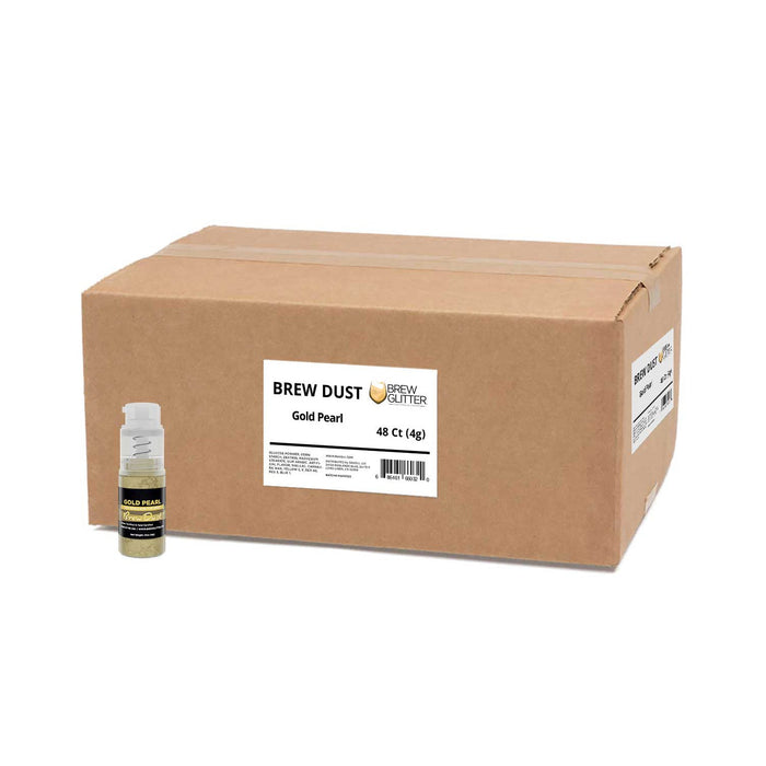 Gold Pearl Brew Dust by the Case | 4g Spray Pump-Brew Glitter®