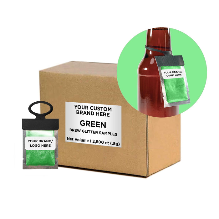 Green Brew Glitter® Necker | Private Label-Brew Glitter®