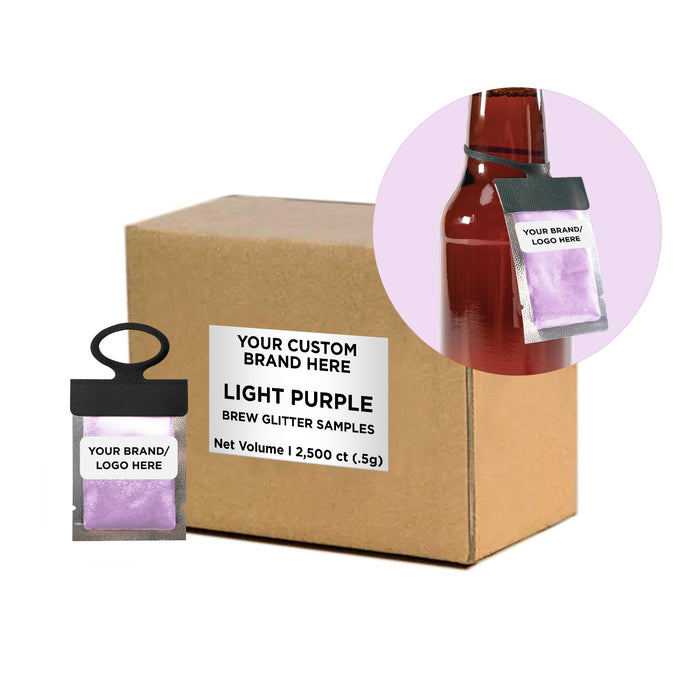 Light Purple Brew Glitter® Necker | Private Label-Brew Glitter®
