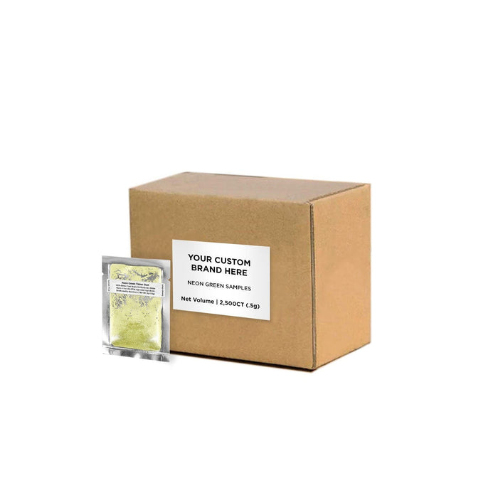 Neon Green Tinker Dust Sample Packs by the Case | Private Label-Brew Glitter®