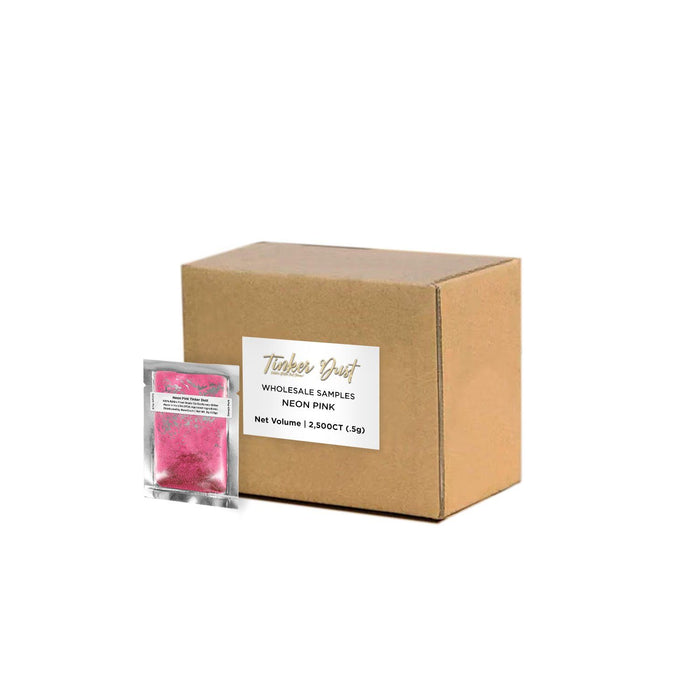 Neon Pink Tinker Dust Sample Packs by the Case-Brew Glitter®