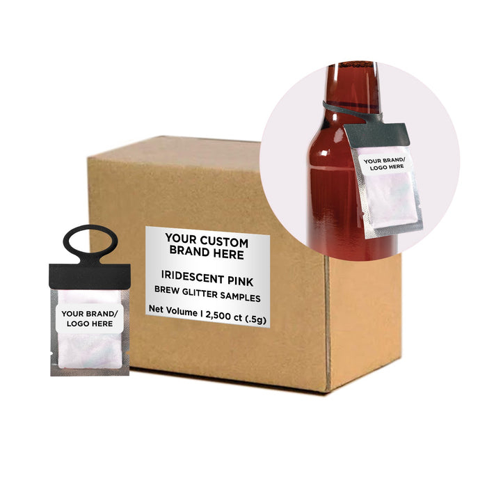 Pink Iridescent Brew Glitter® Necker | Private Label-Brew Glitter®