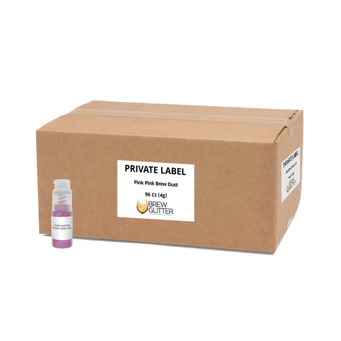 Pink Pink Brew Dust Private Label | 4g Spray Pump-Brew Glitter®