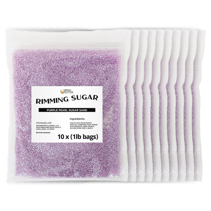 Purple Pearl Cocktail Rimming Sugar | Bulk Sizes-Brew Glitter®