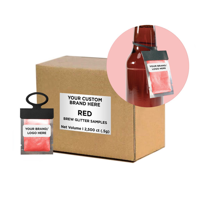 Red Brew Glitter® Necker | Private Label-Brew Glitter®