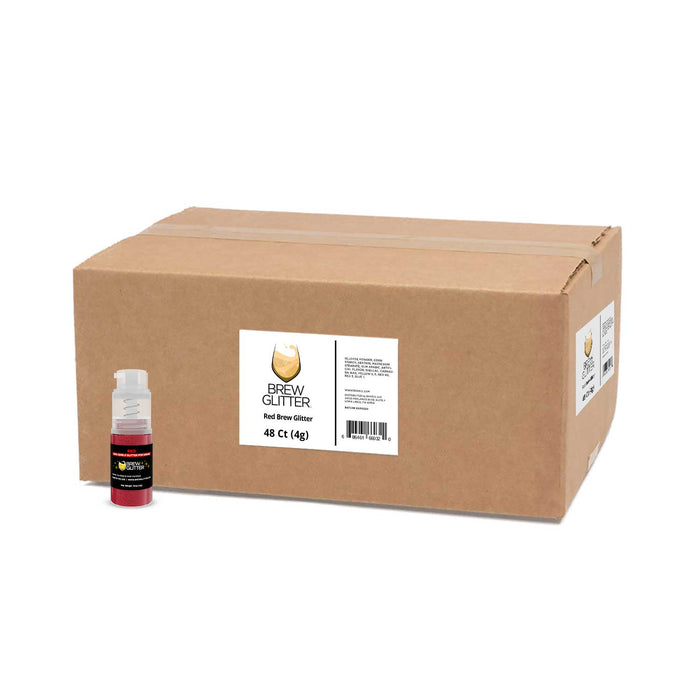 Red Color Changing Brew Glitter | Mini Pump Wholesale by the Case-Brew Glitter®