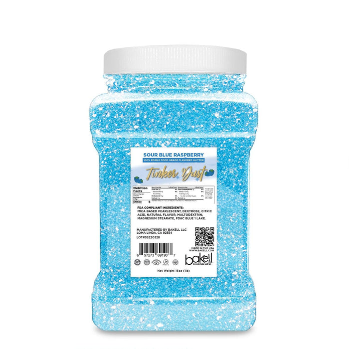 Sour Blue Raspberry Flavored Tinker Dust | Bulk-Brew Glitter®