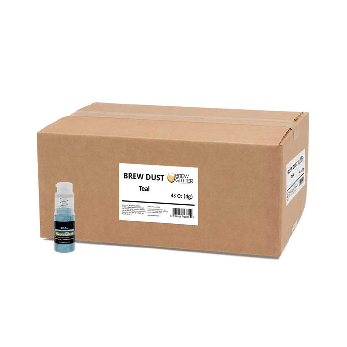 Teal Brew Dust by the Case | 4g Spray Pump-Brew Glitter®
