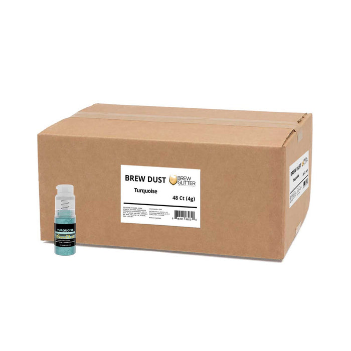 Turquoise Brew Dust by the Case | 4g Spray Pump-Brew Glitter®