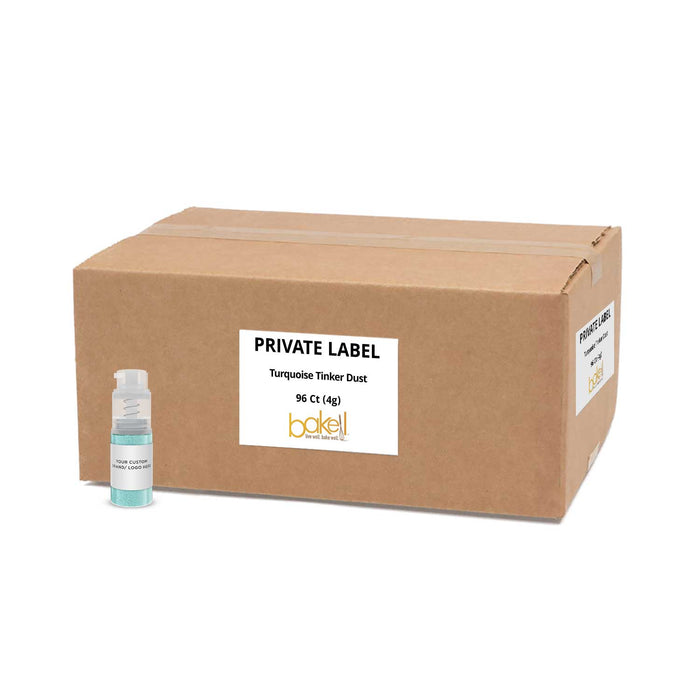 Turquoise Tinker Dust® | 4g Glitter Spray Pump | Private Label by the Case-Brew Glitter®