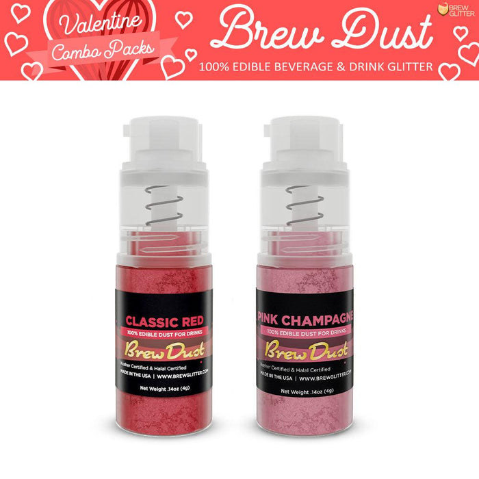Valentine's Day Brew Dust Mini Pump Hold Hands Combo (2 PC SET)-Brew Glitter®