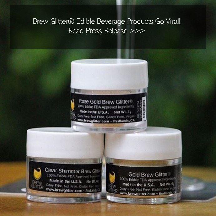 Brew Glitter® Edible Beverage Glitter Products Go Viral!-Brew Glitter®