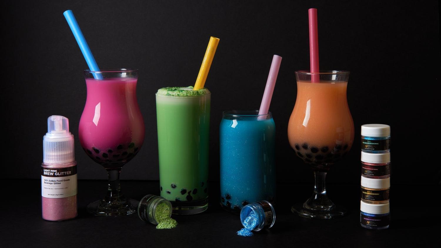 Three Glittery Bubble Tea Recipes-Brew Glitter®