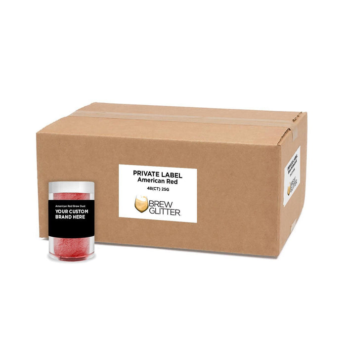 American Red Brew Dust by the Case | Private Label-Brew Glitter®