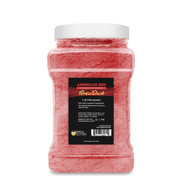 American Red Edible Brew Dust-Brew Glitter®