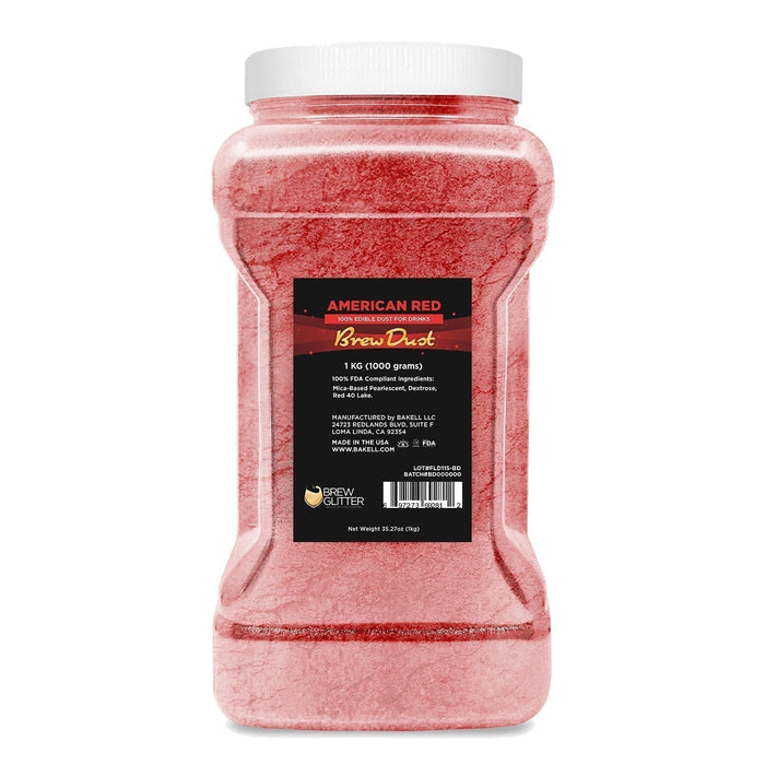 American Red Edible Brew Dust-Brew Glitter®