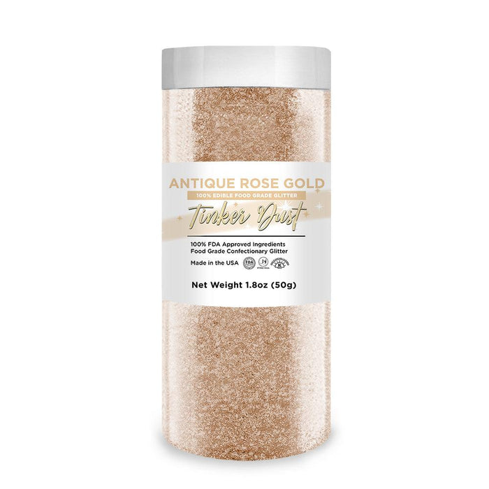 Antique Rose Gold Tinker Dust Edible Glitter | Food Grade Glitter-Brew Glitter®