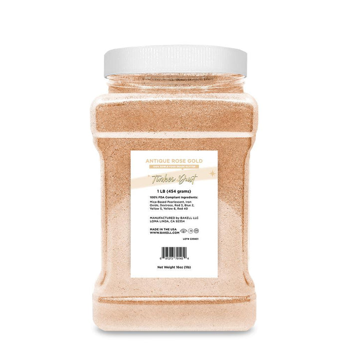 Antique Rose Gold Tinker Dust Edible Glitter | Food Grade Glitter-Brew Glitter®