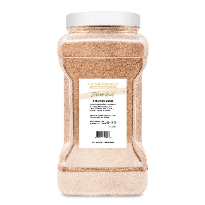 Antique Rose Gold Tinker Dust Edible Glitter | Food Grade Glitter-Brew Glitter®