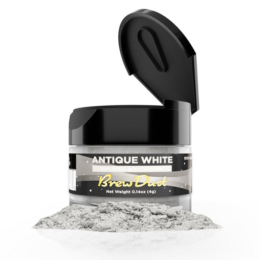 Antique White Edible Brew Dust | 4 Gram Jar-Brew Glitter®