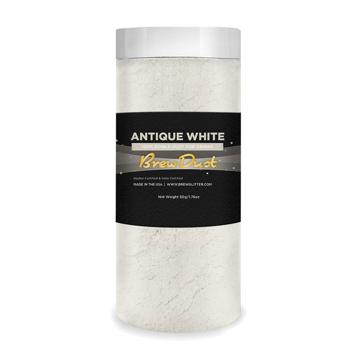 Antique White Edible Brew Dust-Brew Glitter®