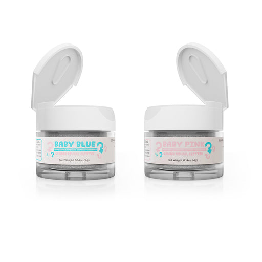 Baby Pink and Blue Color Changing Gender Reveal Set-Brew Glitter®
