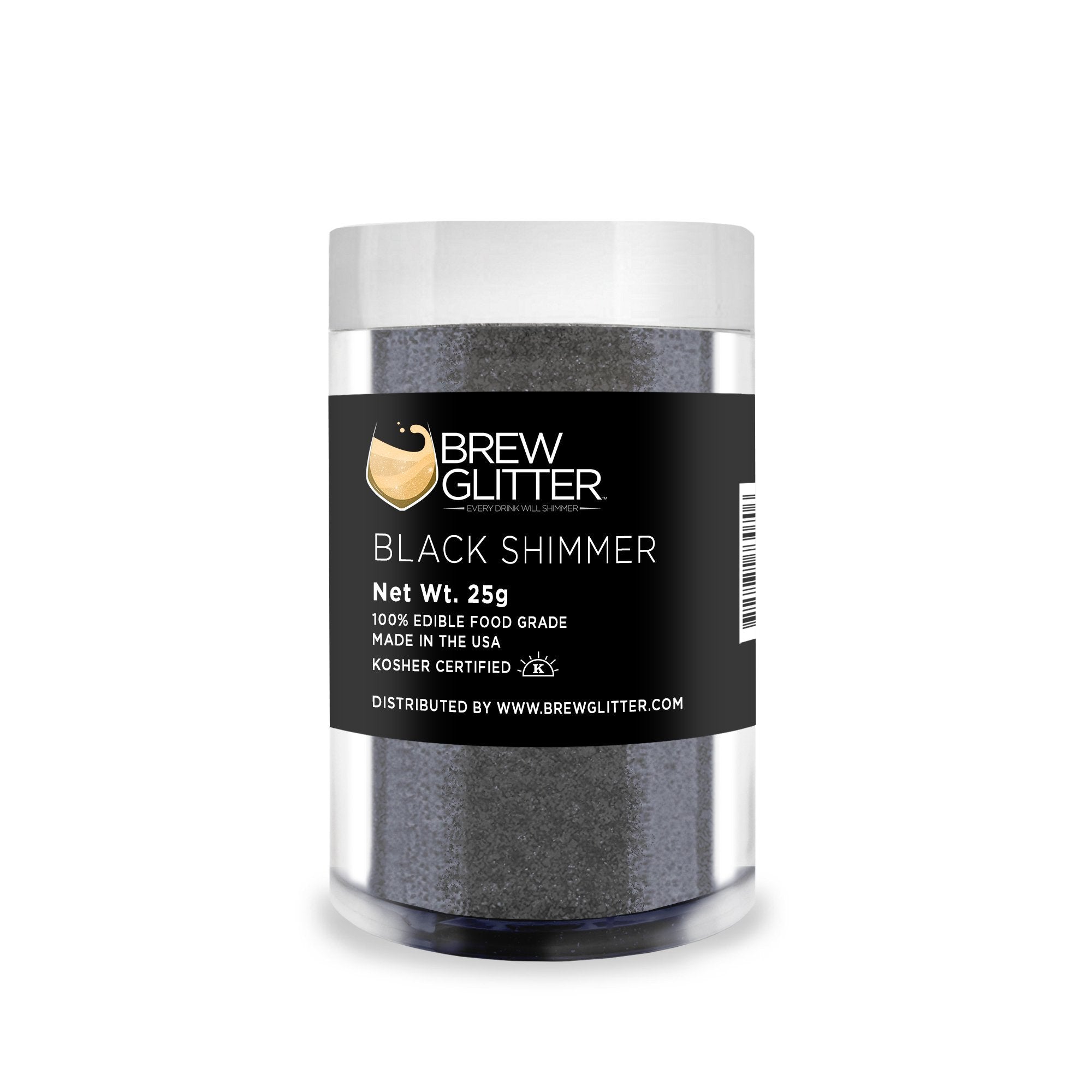 Black Shimmer Brew Glitter | Food Grade Beverage Glitter-Brew Glitter®