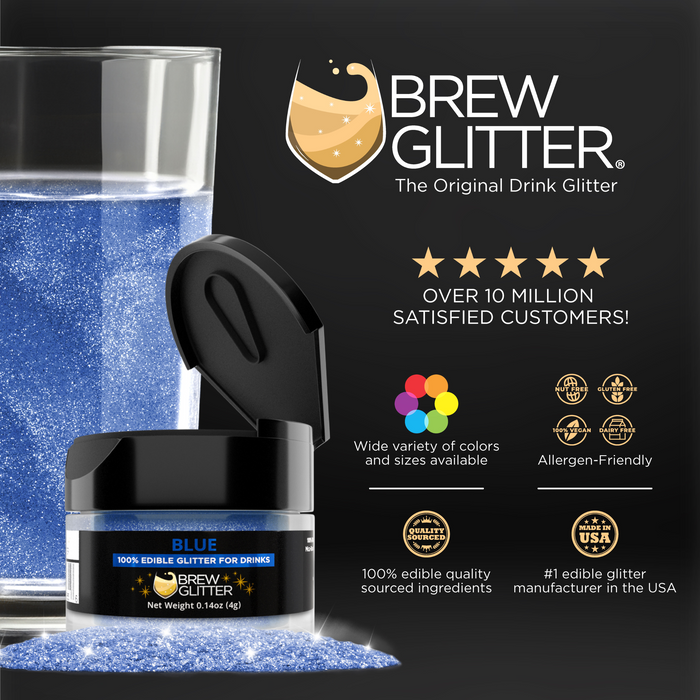 Blue Brew Glitter | Bulk Sizes-Brew Glitter®