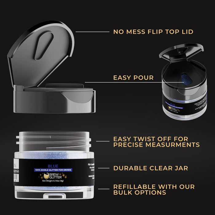 Blue Brew Glitter by the Case | Private Label-Brew Glitter®