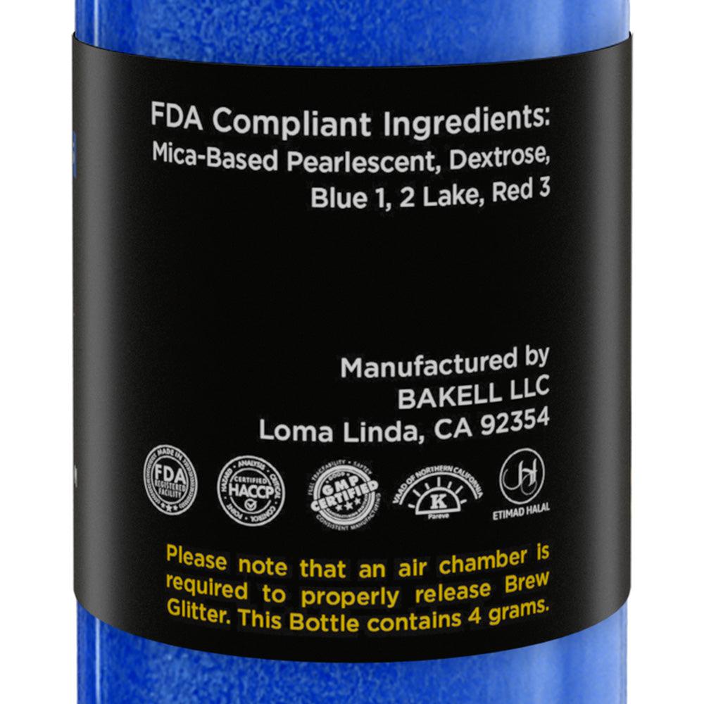 Blue Edible Glitter Mini Spray Pump for Drinks-Brew Glitter®