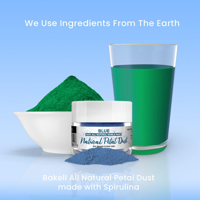 Blue Food Coloring | Natural Petal Dust Bulk Size-Brew Glitter®