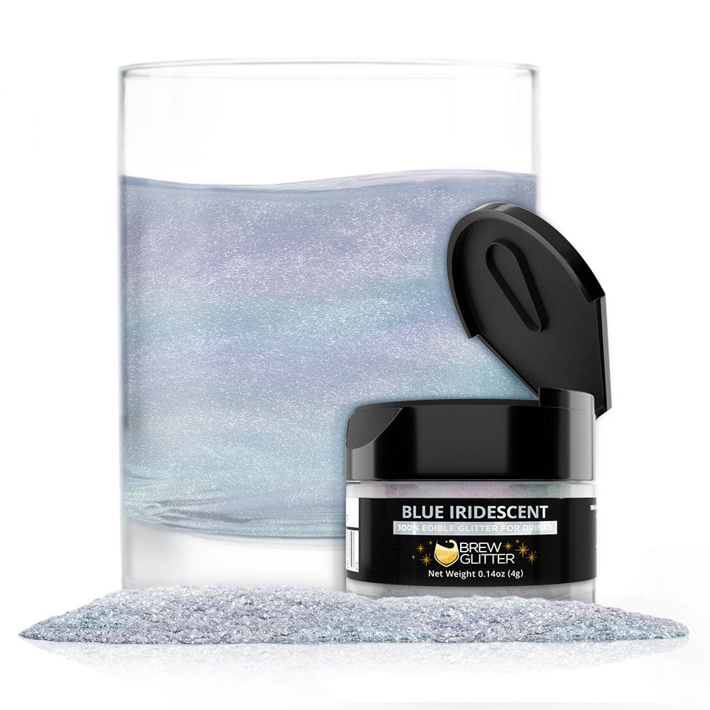 Blue Iridescent Brew Glitter | Food Grade Beverage Glitter-Brew Glitter®