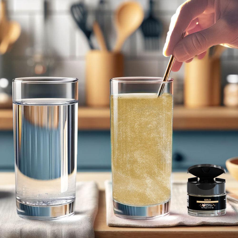 Bright Gold Tinker Dust Edible Glitter | Food Grade Glitter-Brew Glitter®