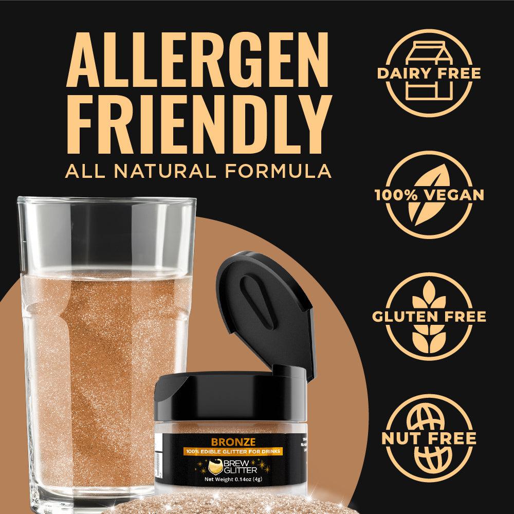 Bronze Brew Glitter | Food Grade Beverage Glitter-Brew Glitter®