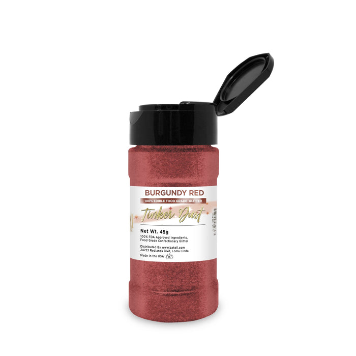 Burgundy Red Tinker Dust Edible Glitter | Food Grade Glitter-Brew Glitter®
