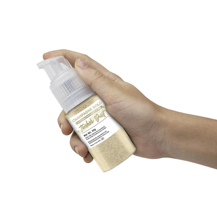 Champagne Gold Tinker Dust Edible Glitter Spray Pump-Brew Glitter®